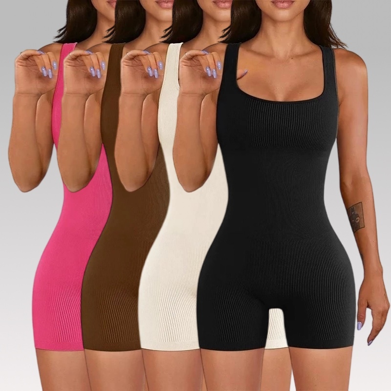 KIT 2 Conjunto Top Alça Fina e Calça Saia Suplex